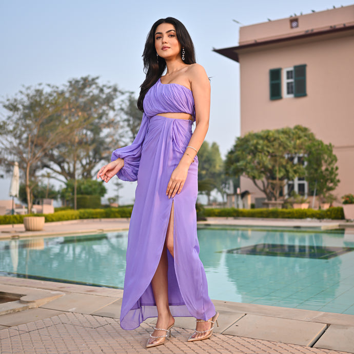 Powdered Plum Dress